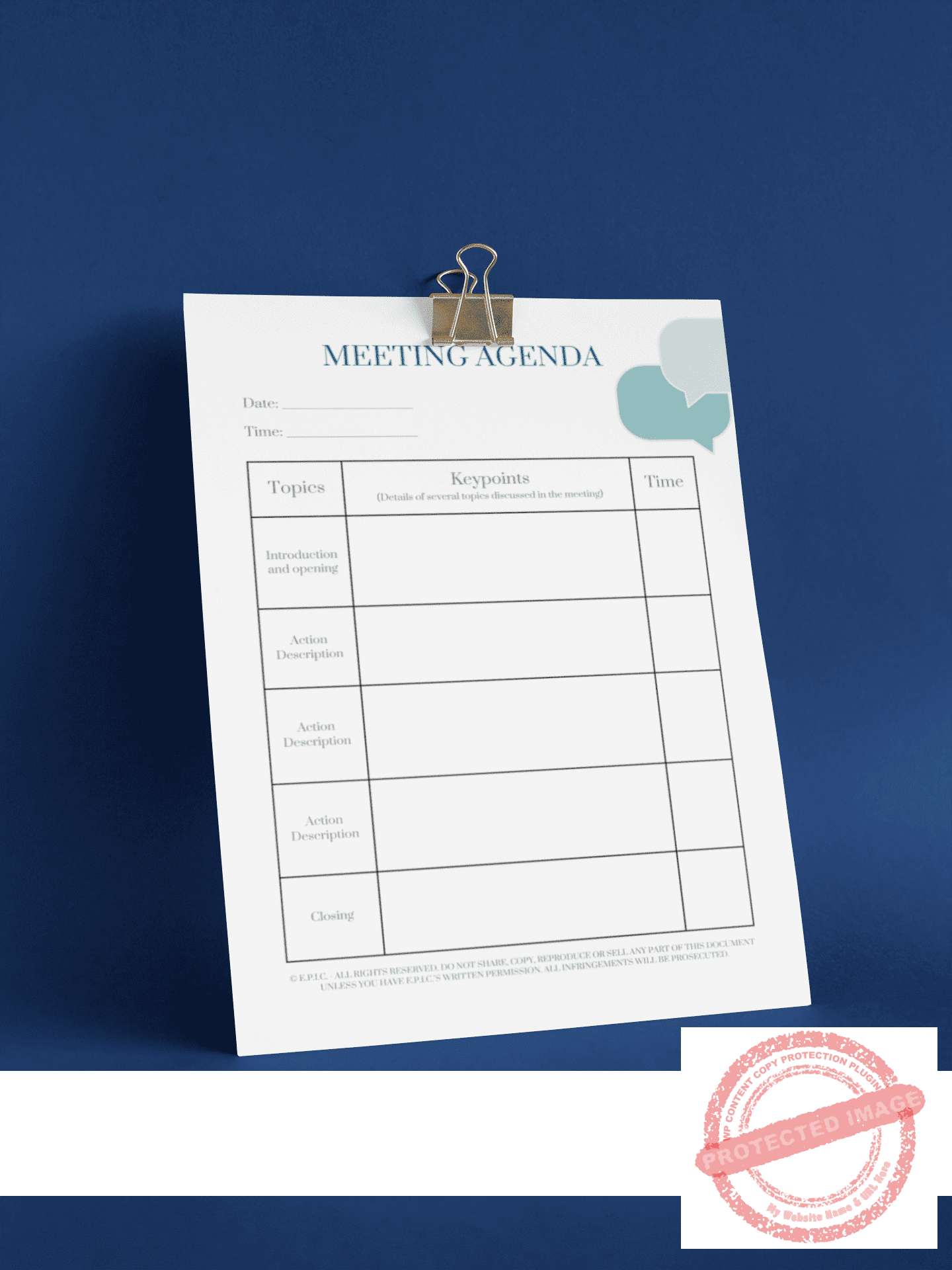 Meeting agenda encore professionals institute of coaching